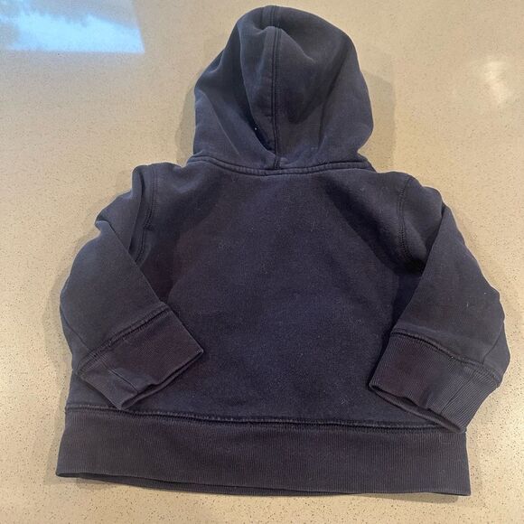 Gap Navy Blue & Grey Hoodie Sweater size 12-18 months - Picture 5 of 5